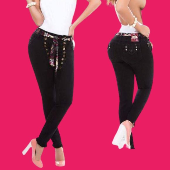 🇨🇴DUCHESS Jeans, Colombian Butt Lifter Mom Jean - Picture 6 of 10